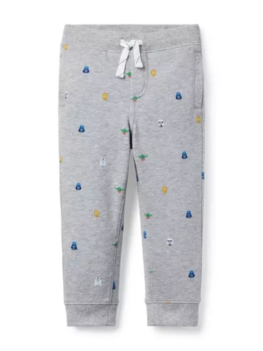 12-18M Janie and Jack x STAR WARS Boys Gray Icon French Terry Jogger Pants